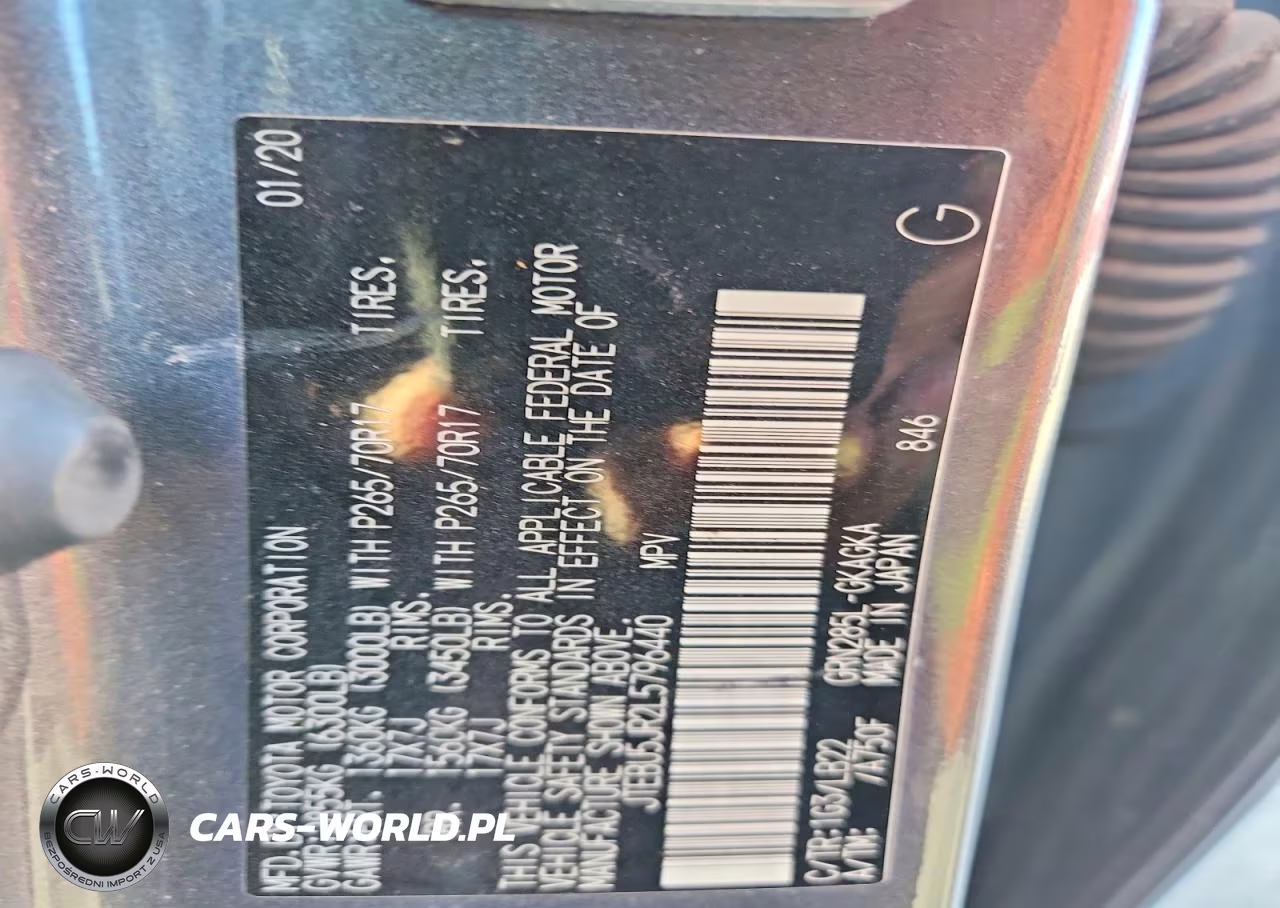 2020 Toyota 4Runner Sr5 Premium VIN:JTEBU5JR2L5796440 - 14