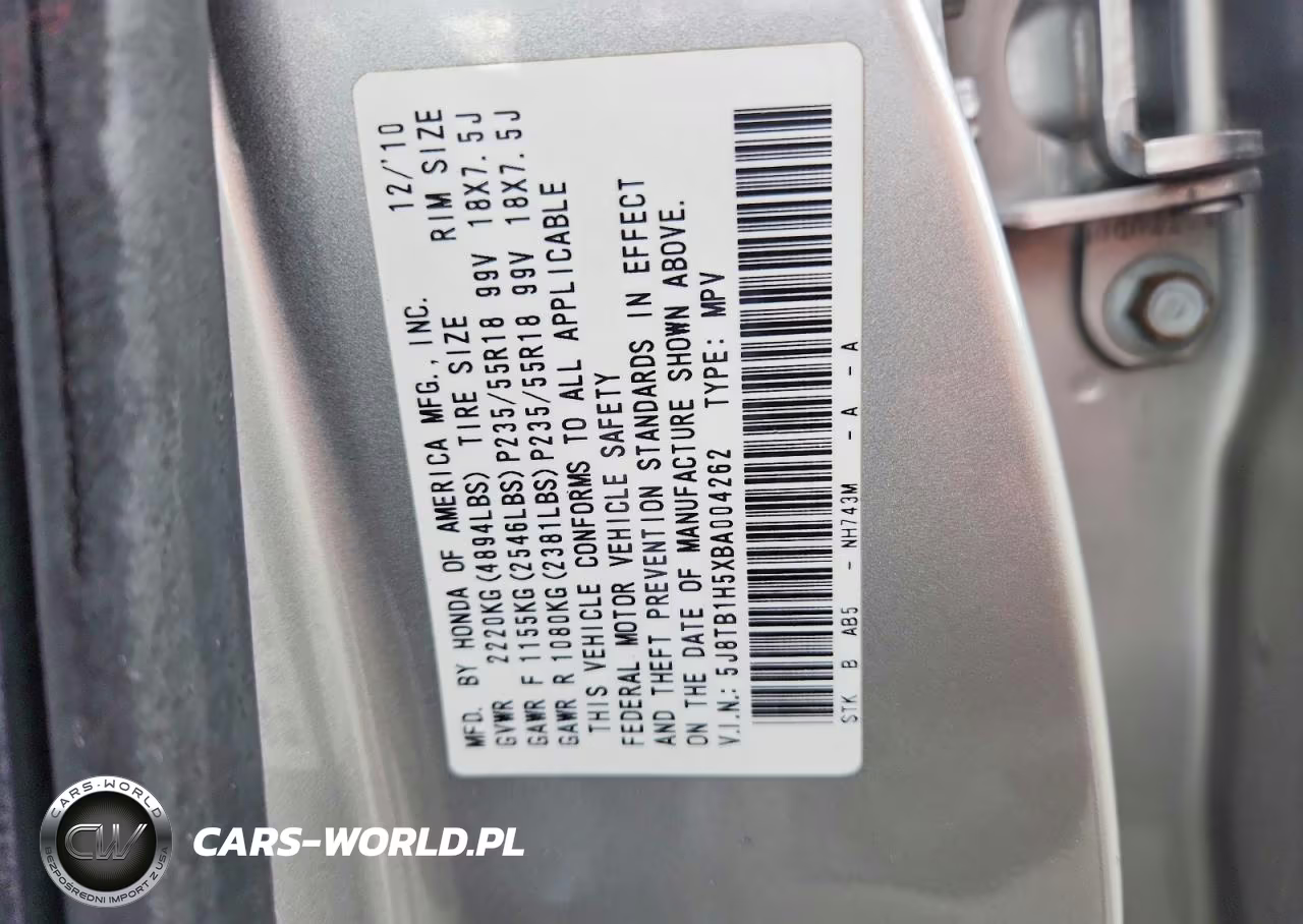 2011 Acura Rdx Technology VIN:5J8TB1H5XBA004262 - 13