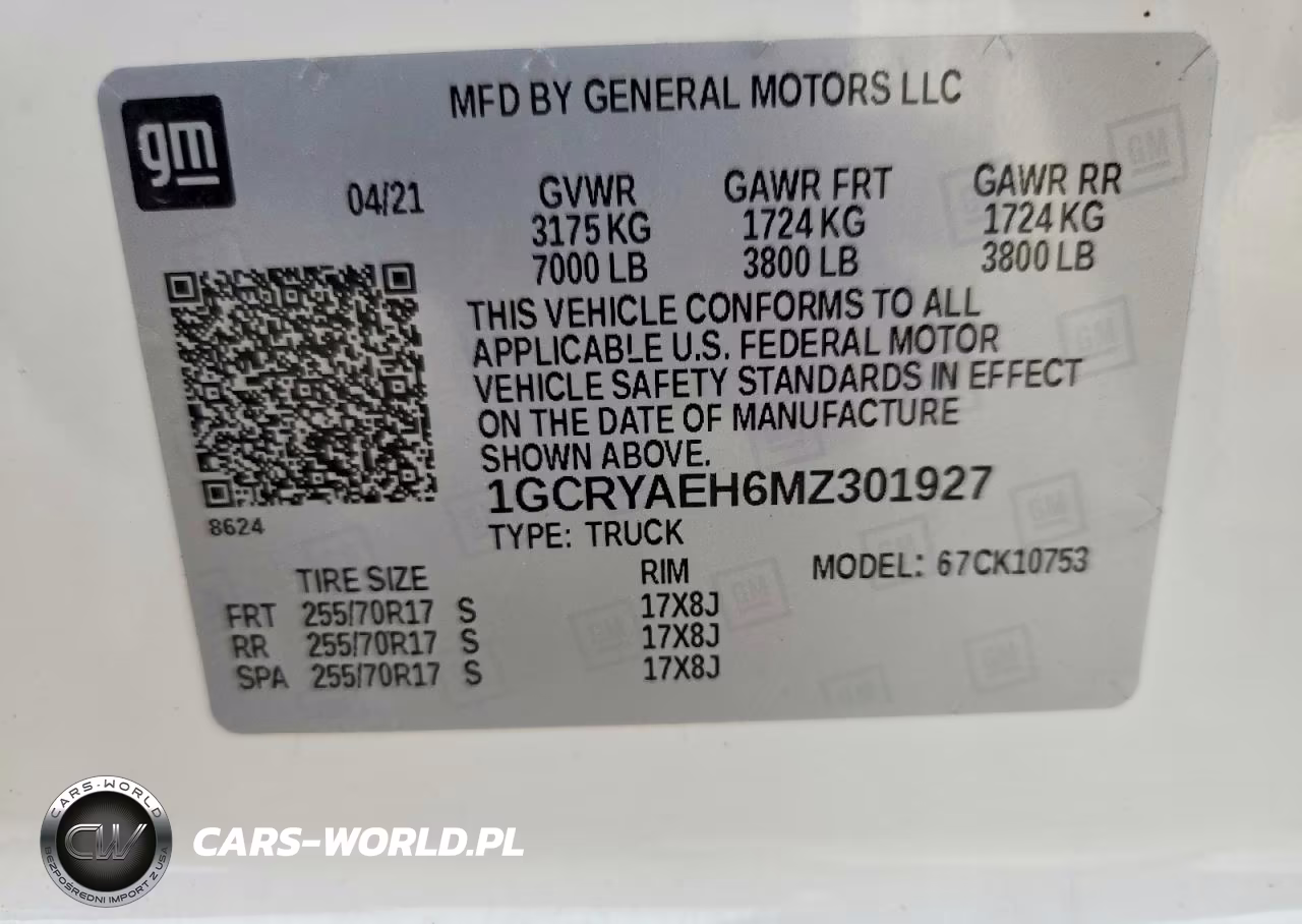 2021 Chevrolet Silverado K1500 VIN:1GCRYAEH6MZ301927 - 13