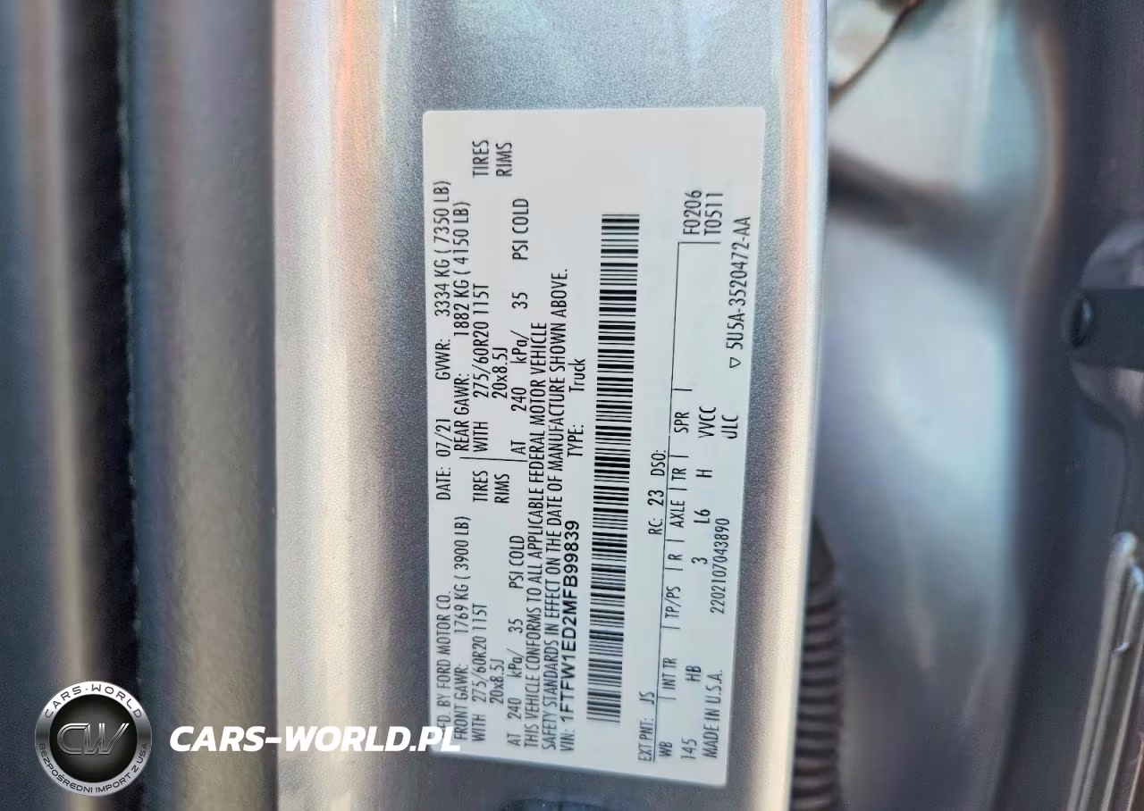 2021 Ford F150 Supercrew VIN:1FTFW1ED2MFB99839 - 12