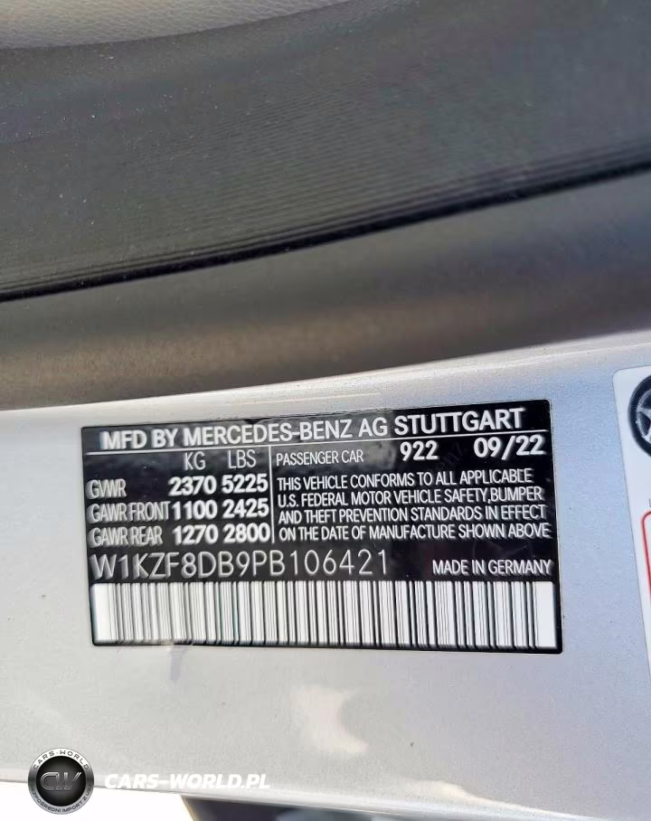 2023 Mercedes-Benz E 350 VIN:W1KZF8DB9PB106421 - 12