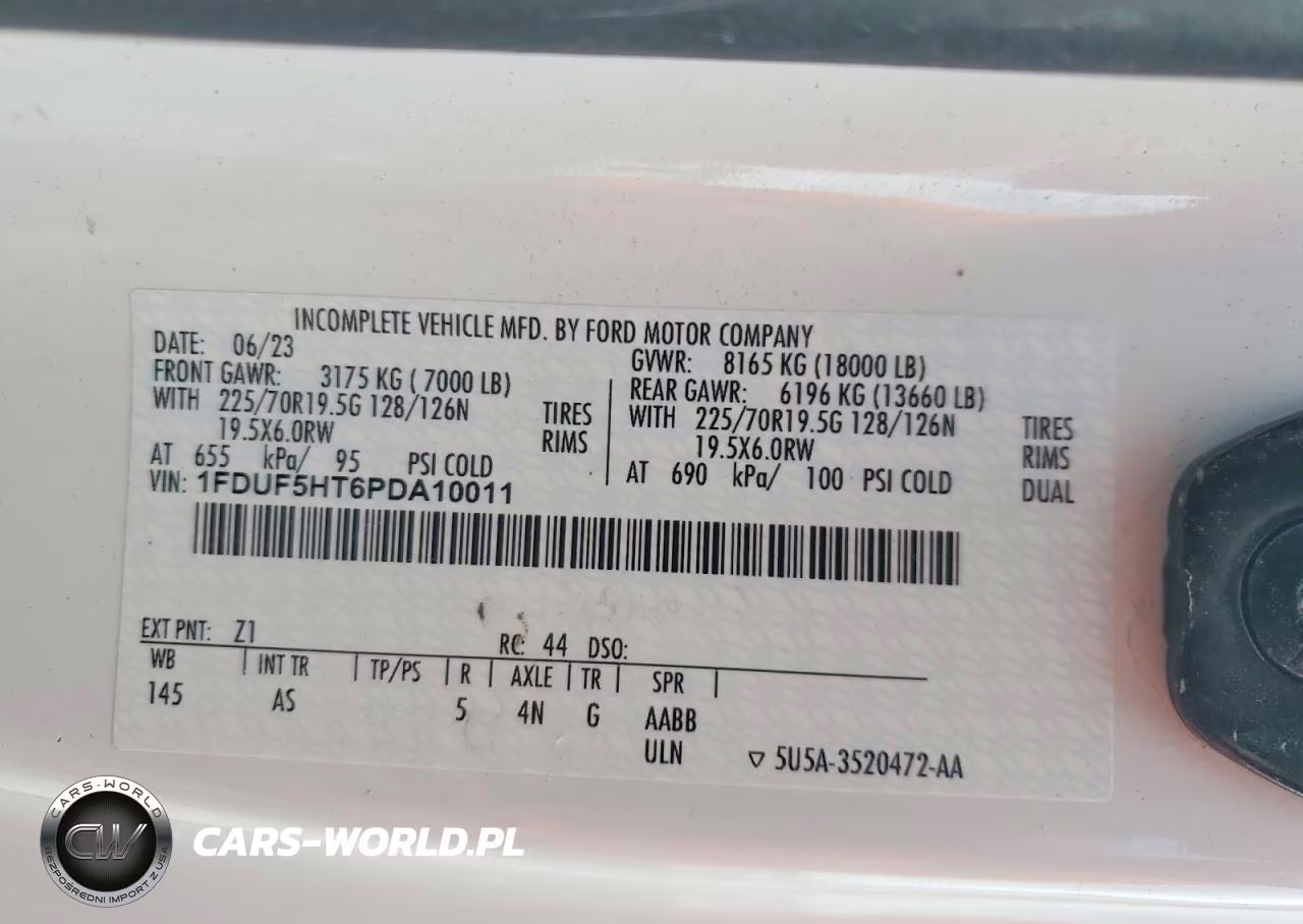 2023 Ford F550 Super Duty Bucket Truck VIN:1FDUF5HT6PDA10011 - 12