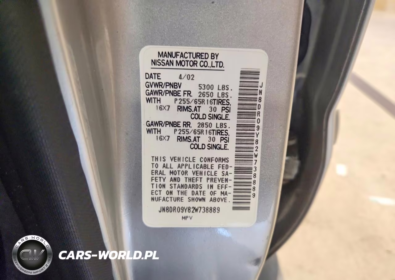 2002 Niss Pathfinder VIN:JN8DR09Y82W738889 - 13