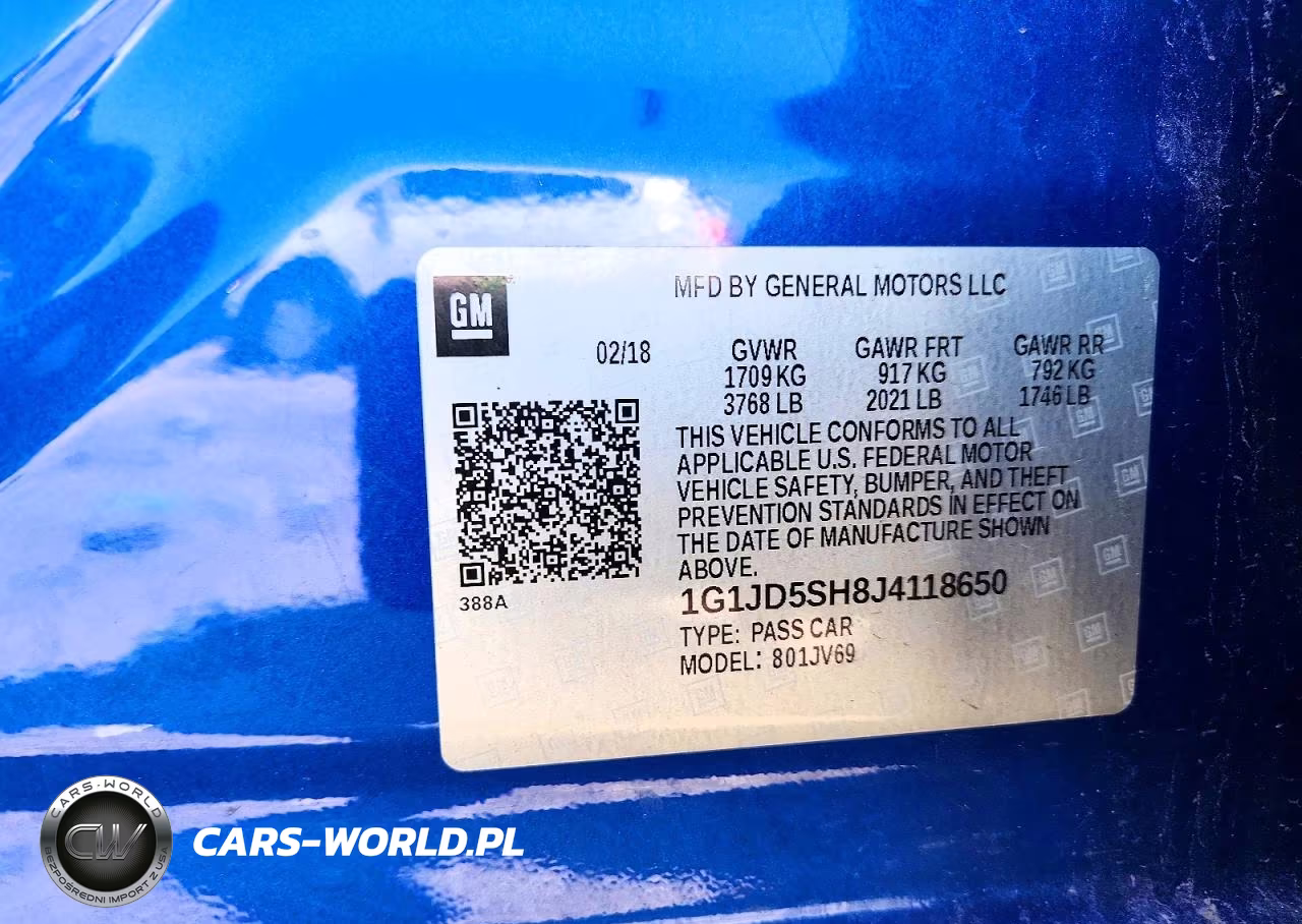 2018 Chevrolet Sonic Lt VIN:1G1JD5SH8J4118650 - 13