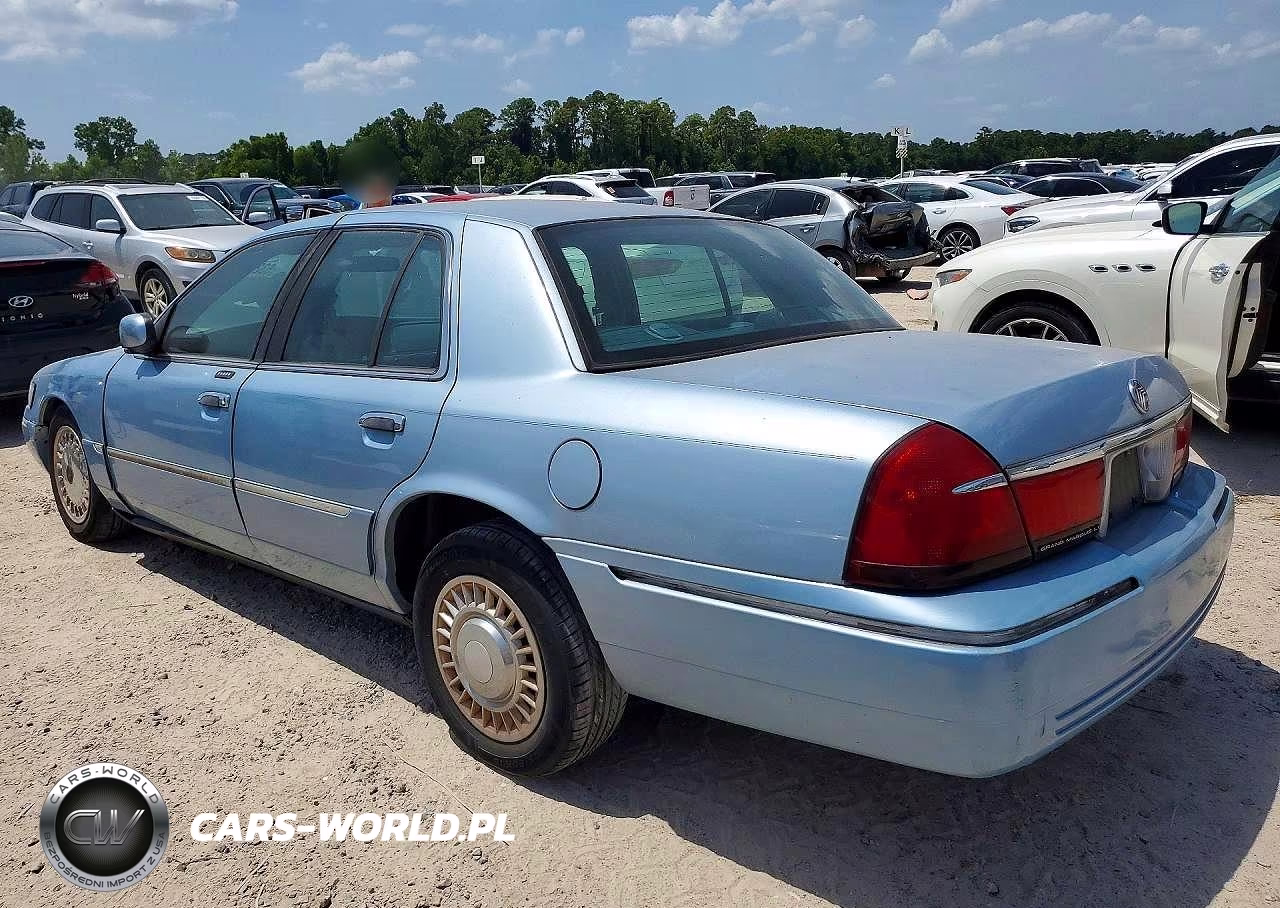 2001 Mercury Grand Marquis Ls VIN:2MEFM75WX1X676557 - 2