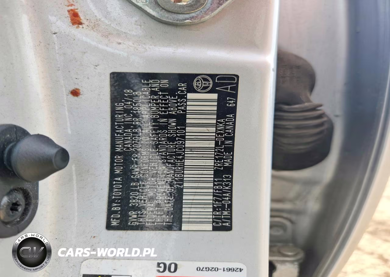 2018 Toyota Corolla Le VIN:2T1BURHE4JC097101 - 12