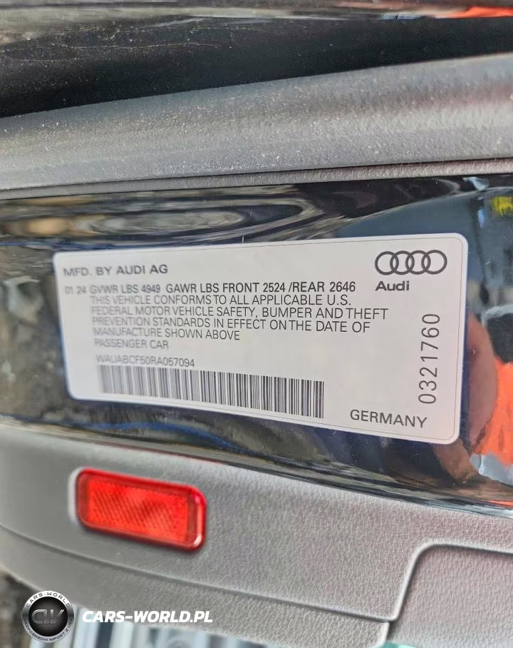 2024 Audi A5 Premium 40 VIN:WAUABCF50RA057094 - 13
