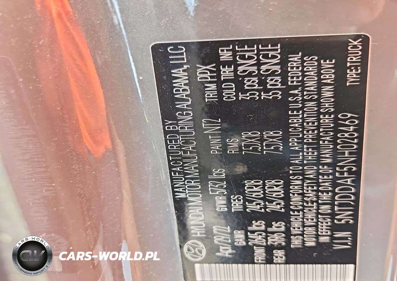 2022 Hyundai Santa Cruz Sel Premium VIN:5NTJDDAF5NH028469 - 13