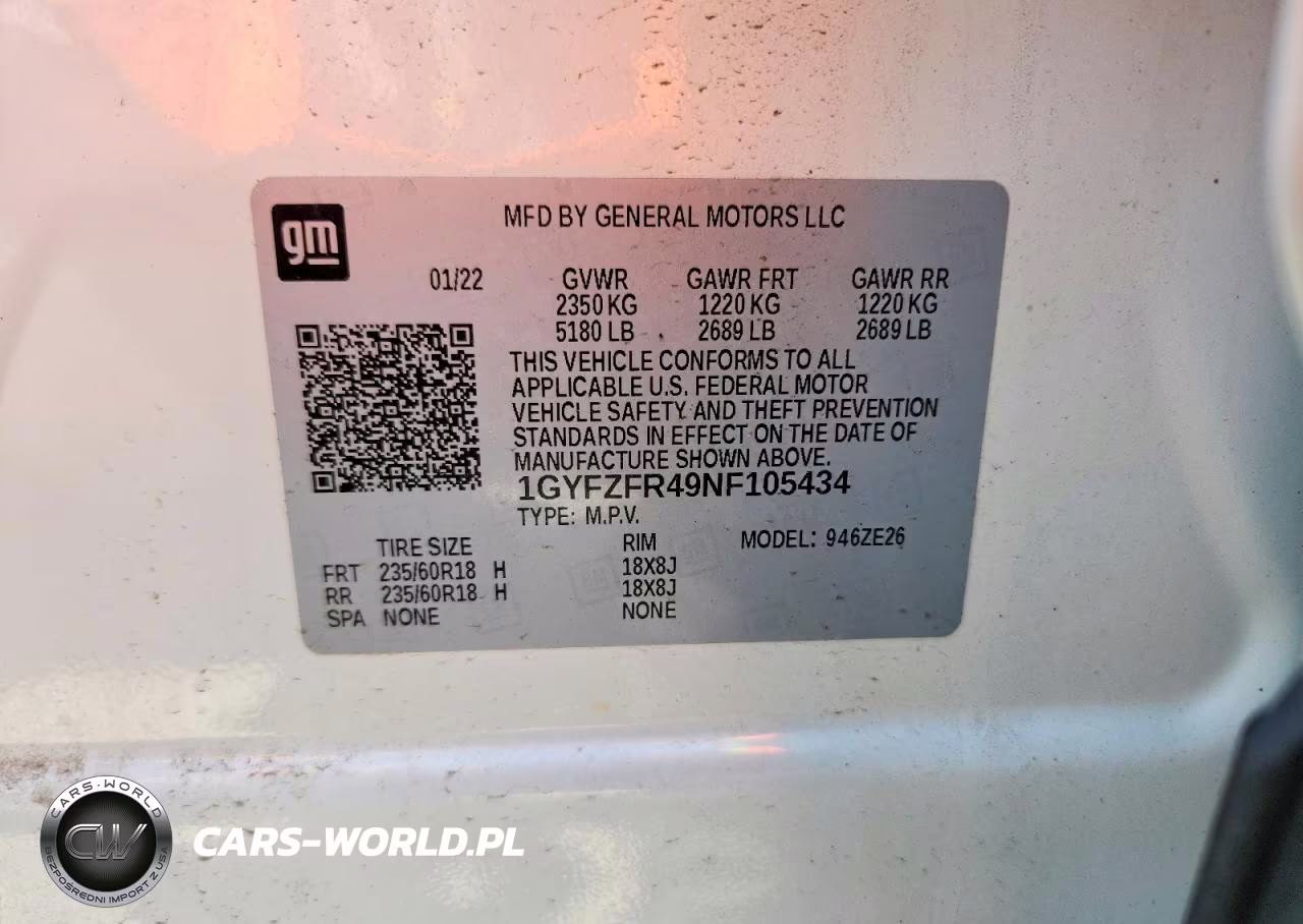 2022 Cadillac Xt4 Sport VIN:1GYFZFR49NF105434 - 12