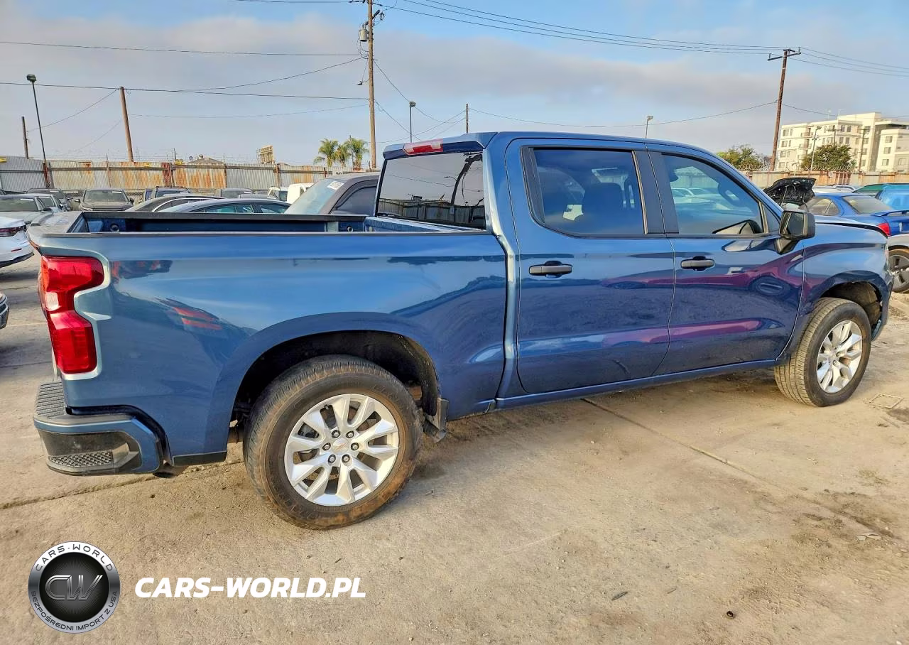2024 Chevrolet Silverado 1500 2Wd Short Bed Custom VIN:1GCPABEKXRZ228128 - 3