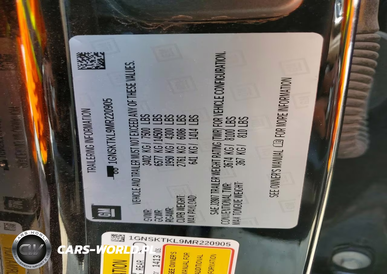 2021 Chevrolet Tahoe K1500 High Country VIN:1GNSKTKL9MR220905 - 13
