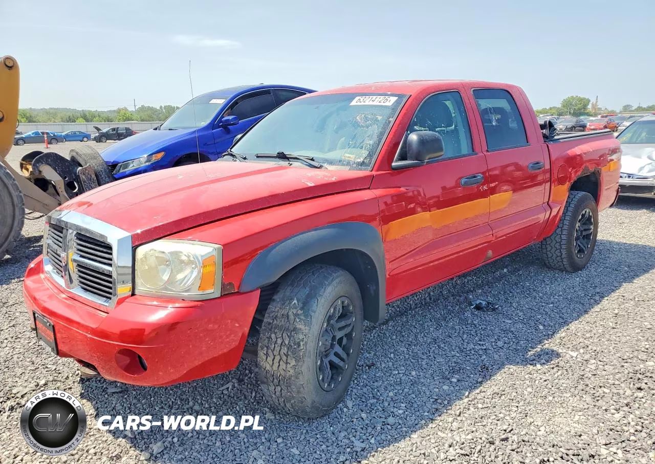 2005 Dodge Dakota Quad Laramie VIN:1D7HW58N35S161975 - 1