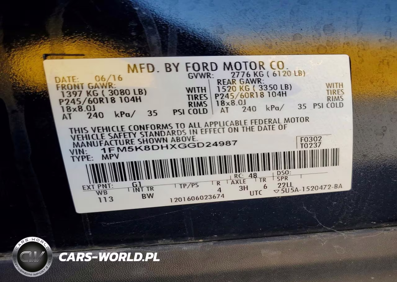 2016 Ford Explorer Xlt VIN:1FM5K8DHXGGD24987 - 13