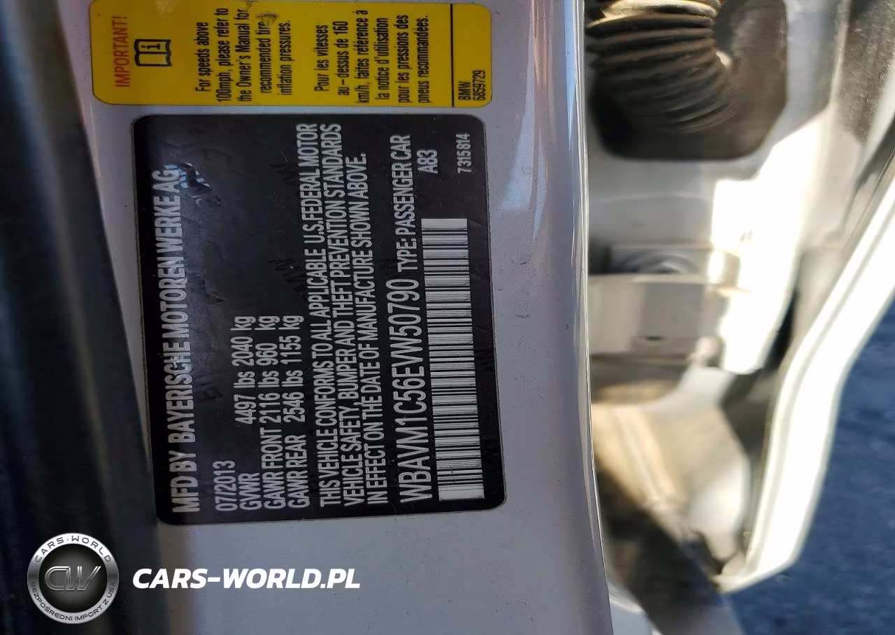 2014 BMW X1 Sdrive28I VIN:WBAVM1C56EVW50790 - 13