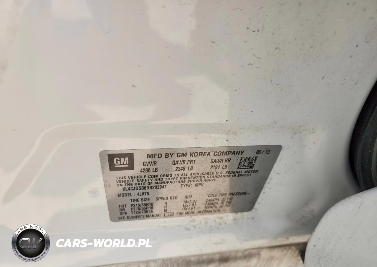 2013 Buick Encore Premium VIN:KL4CJDSB6DB203947 - 14