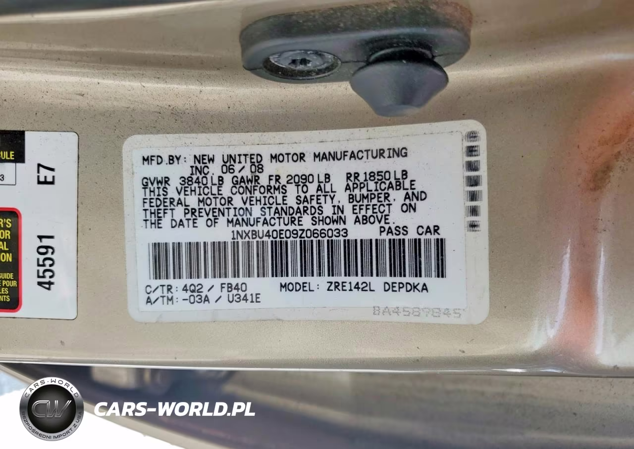 2009 Toyota Corolla Base VIN:1NXBU40E09Z066033 - 12