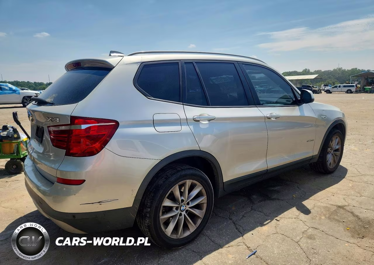 2015 BMW X3 Sdrive28I VIN:5UXWZ7C50F0F76228 - 3