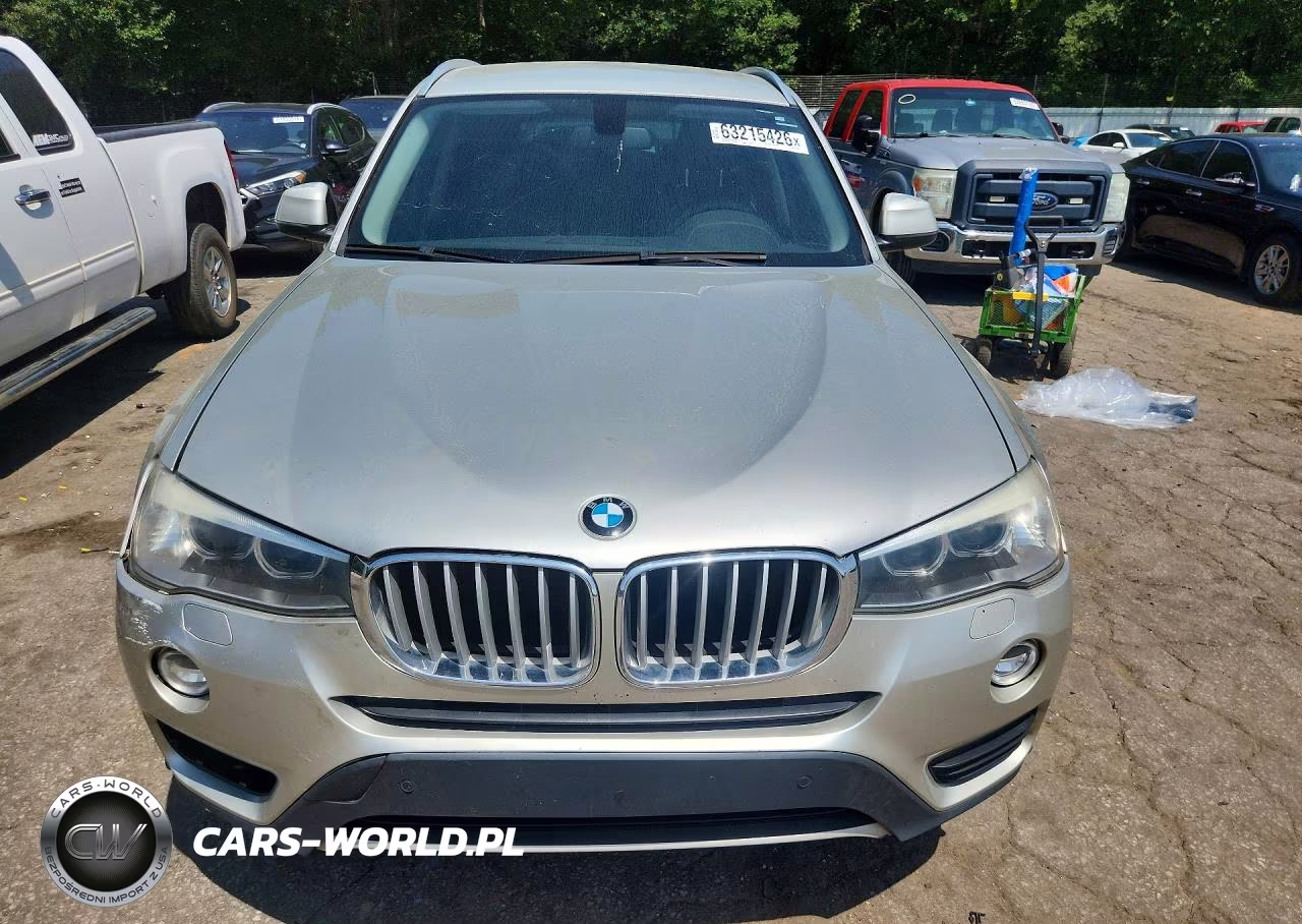 2015 BMW X3 Sdrive28I VIN:5UXWZ7C50F0F76228 - 5