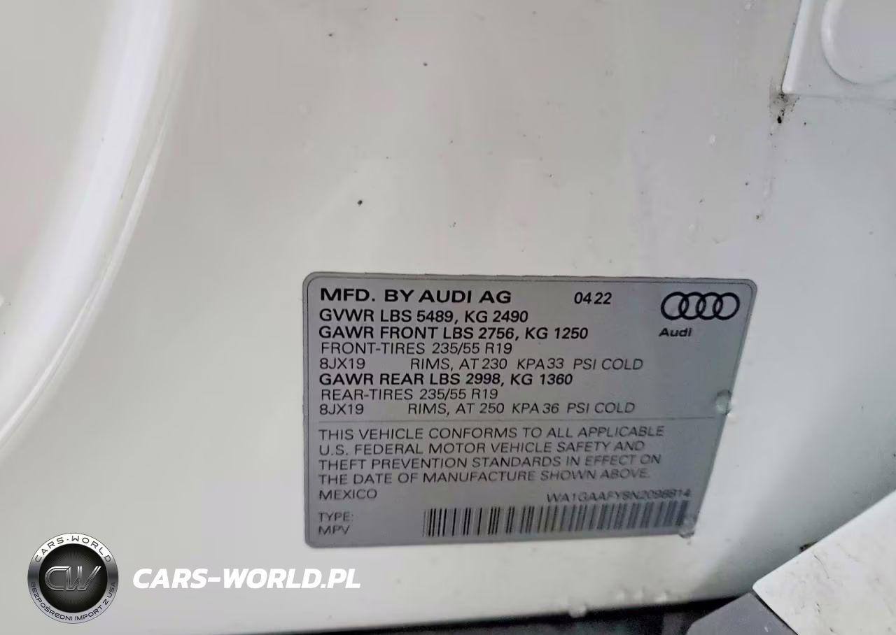 2022 Audi Q5 Premium 45 VIN:WA1GAAFY8N2098814 - 13