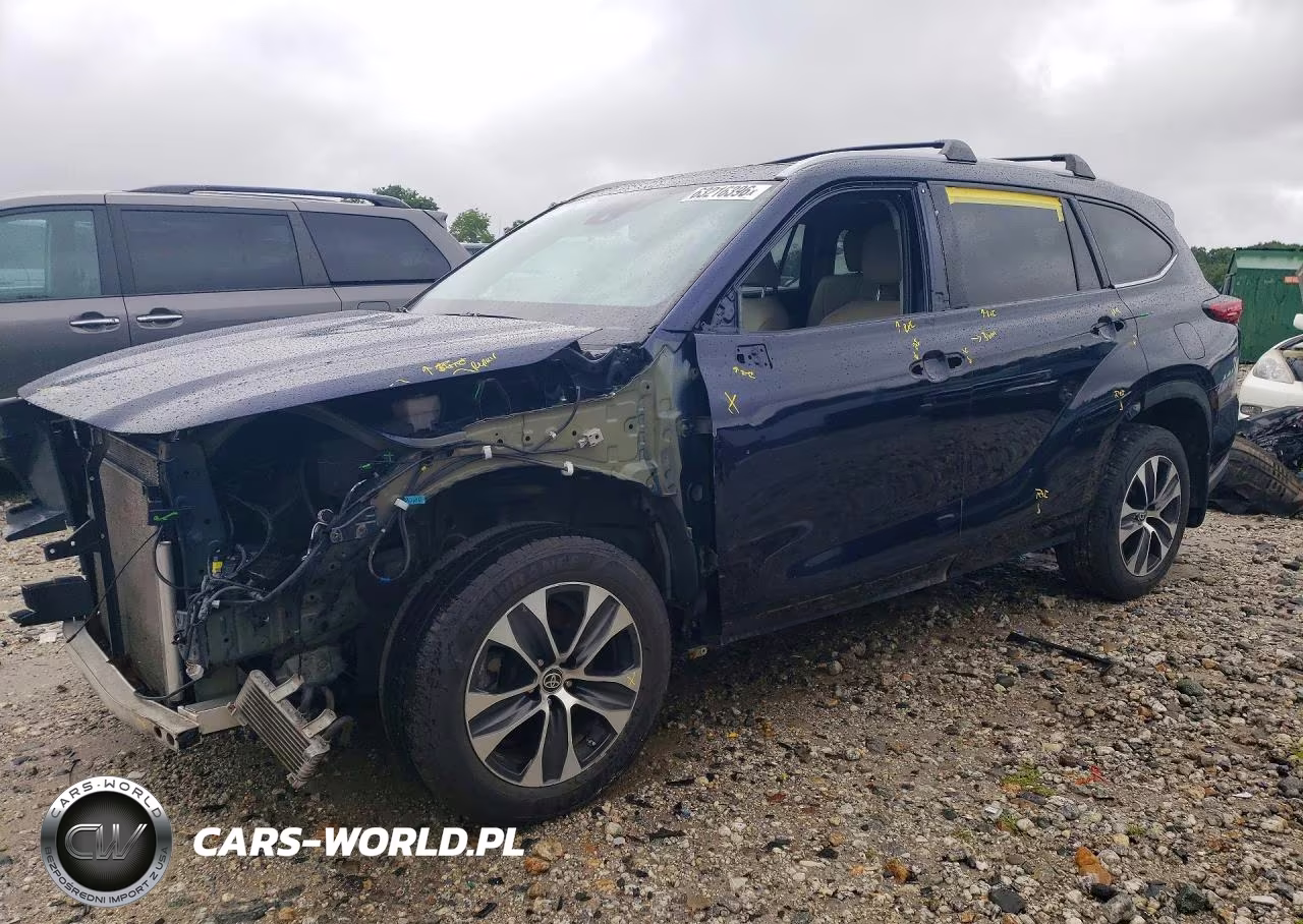 2022 Toyota Highlander Xle VIN:5TDHZRBH3NS564228 - 1