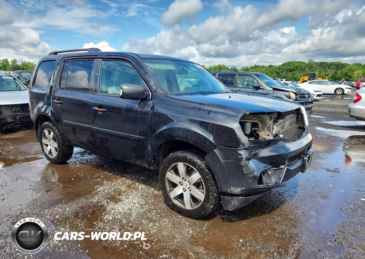 2013 Honda Pilot Touring VIN:5FNYF3H98DB007839 - 4