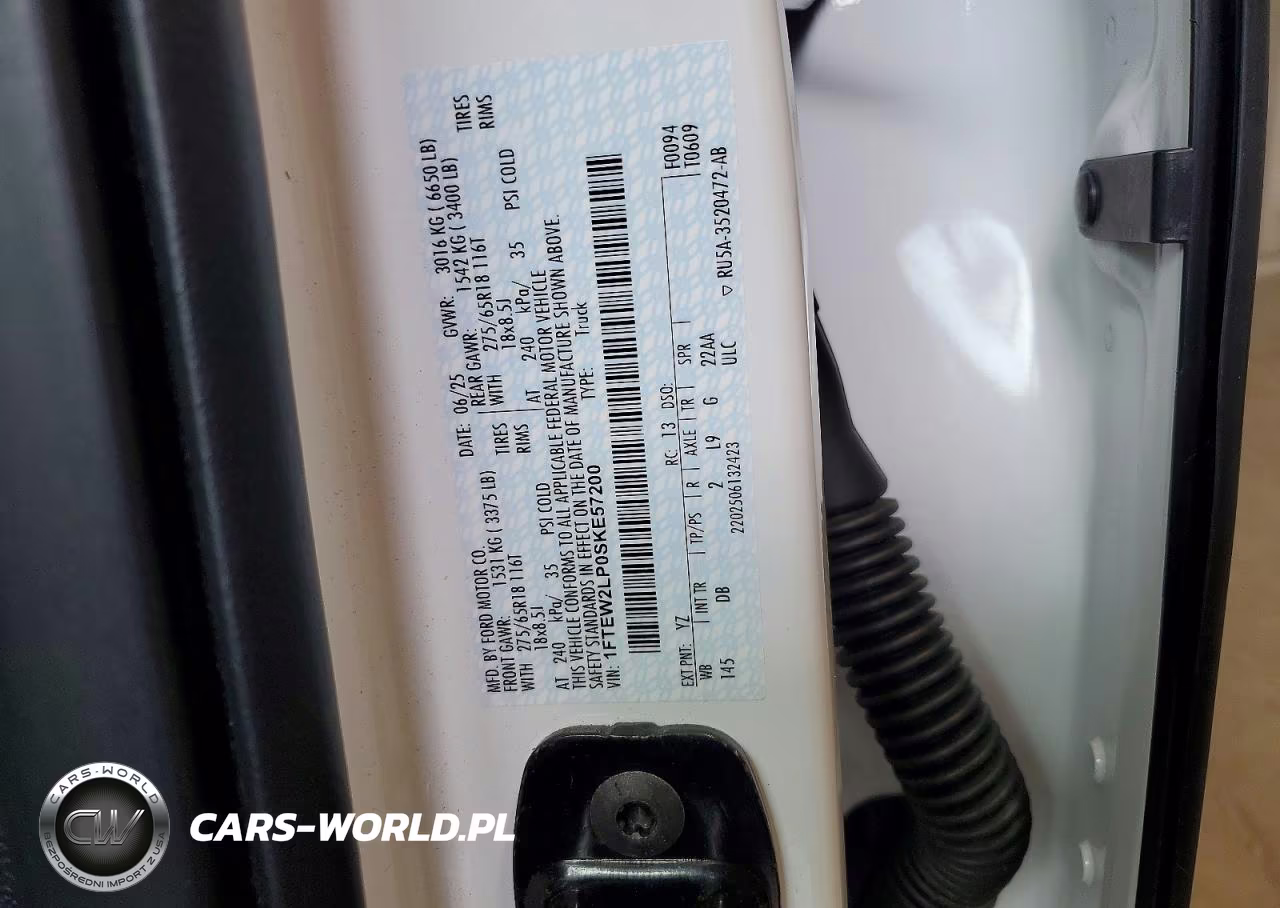 2025 Ford F150 Stx VIN:1FTEW2LP0SKE57200 - 12