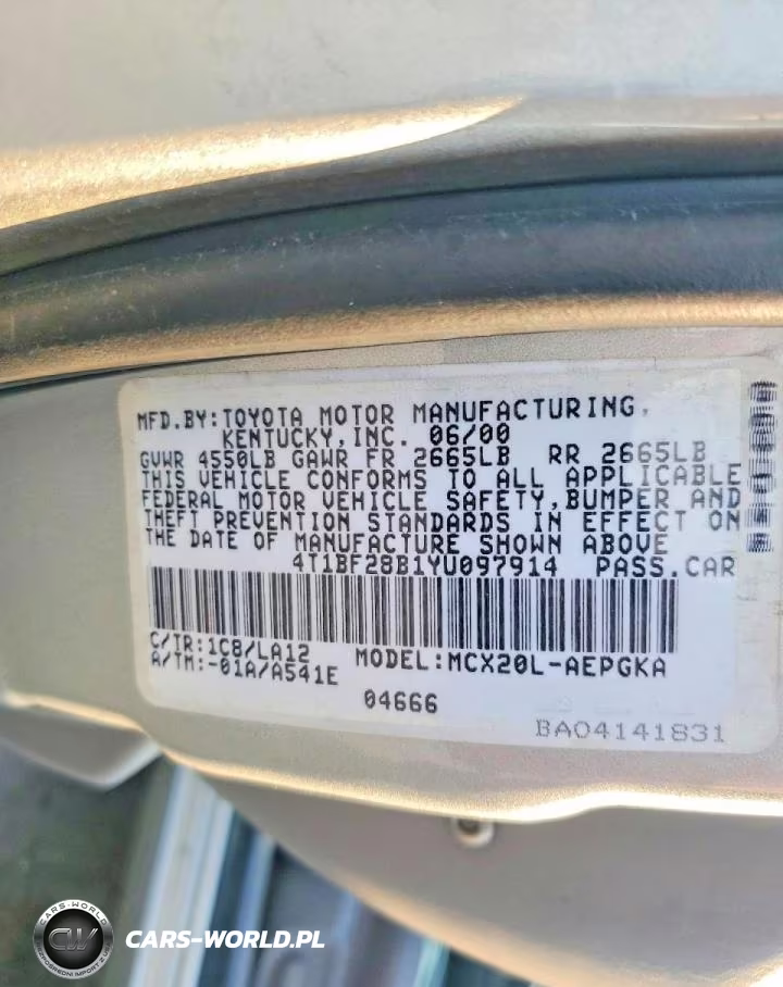 2000 Toyota Avalon Xls VIN:4T1BF28B1YU097914 - 12