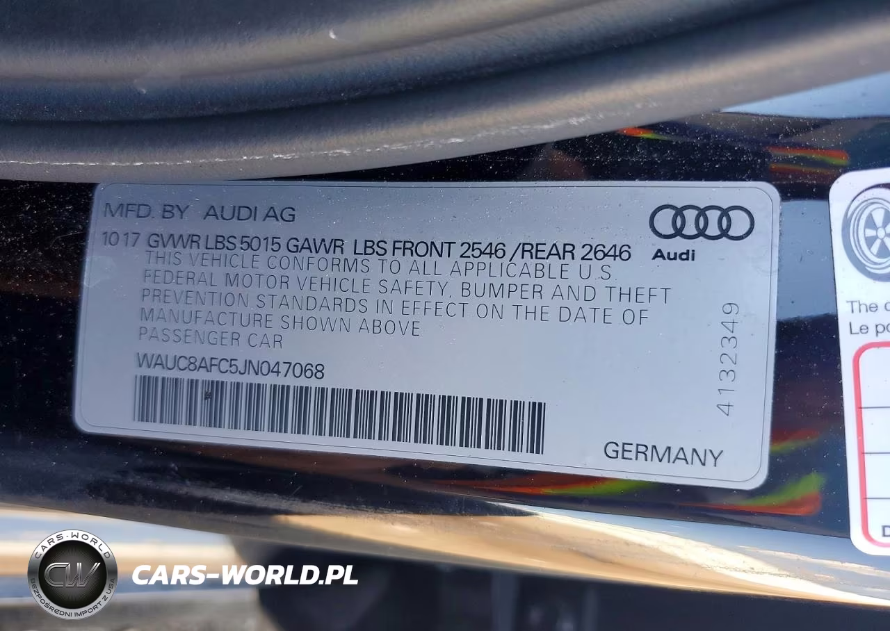 2018 Audi A6 Premium VIN:WAUC8AFC5JN047068 - 12