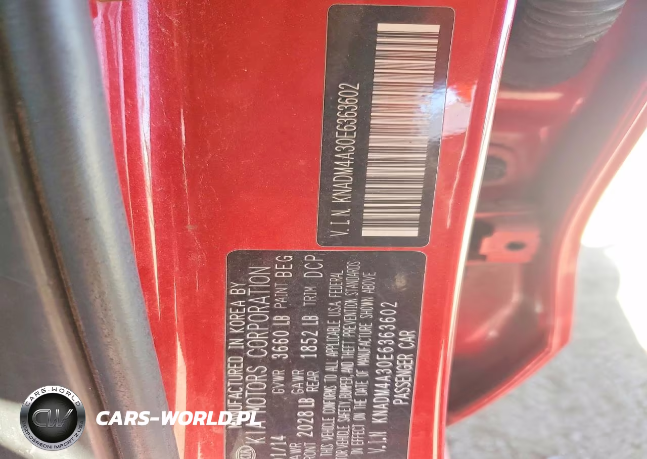 2014 Kia Rio Lx VIN:KNADM4A30E6363602 - 12