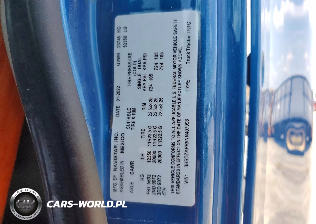2022 International Lt625 Semi Truck VIN:3HSDZAPR9NN407998 - 12