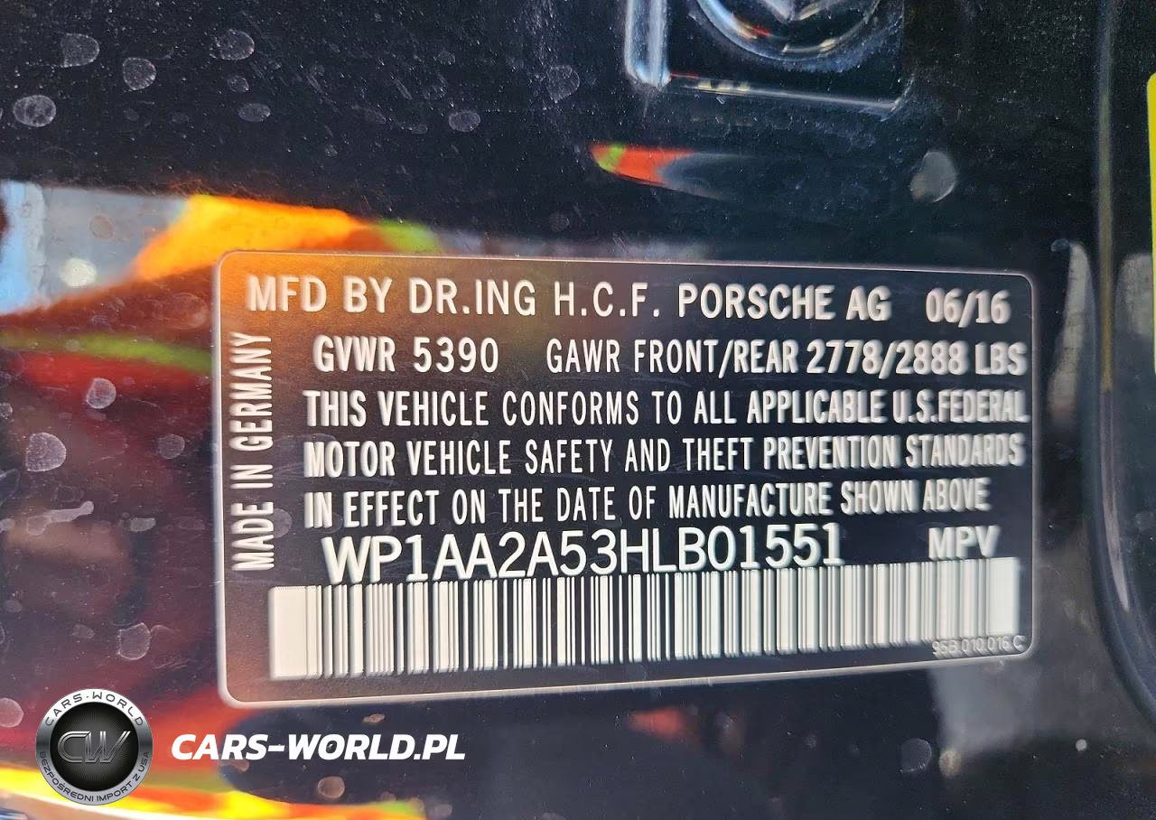 2017 Porsche Macan VIN:WP1AA2A53HLB01551 - 12