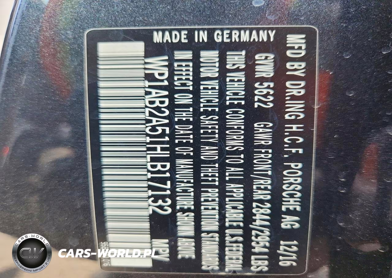 2017 Porsche Macan S VIN:WP1AB2A51HLB17132 - 12