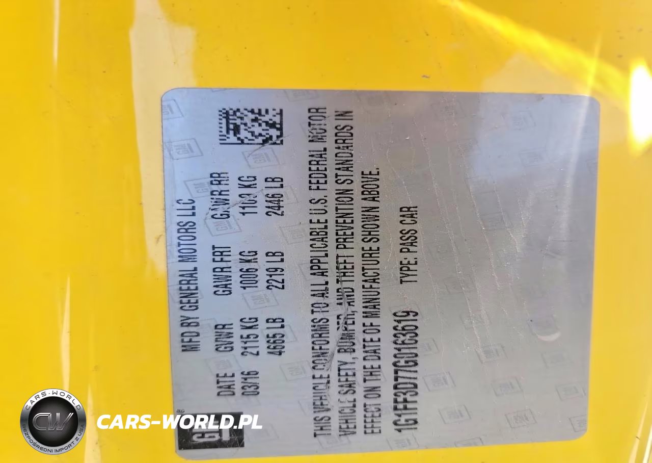 2016 Chevrolet Camaro Ss VIN:1G1FF3D77G0163619 - 12
