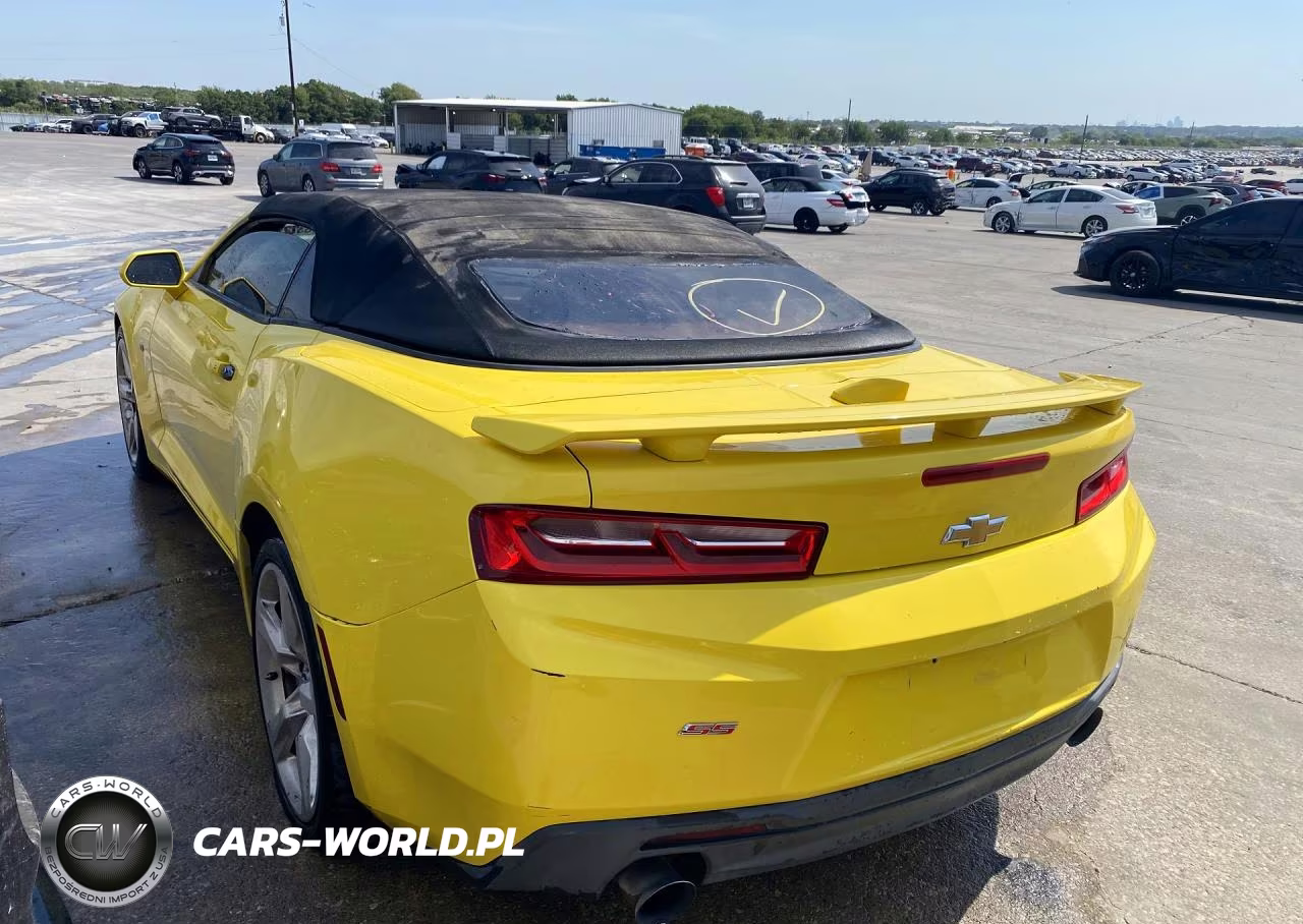2016 Chevrolet Camaro Ss VIN:1G1FF3D77G0163619 - 2