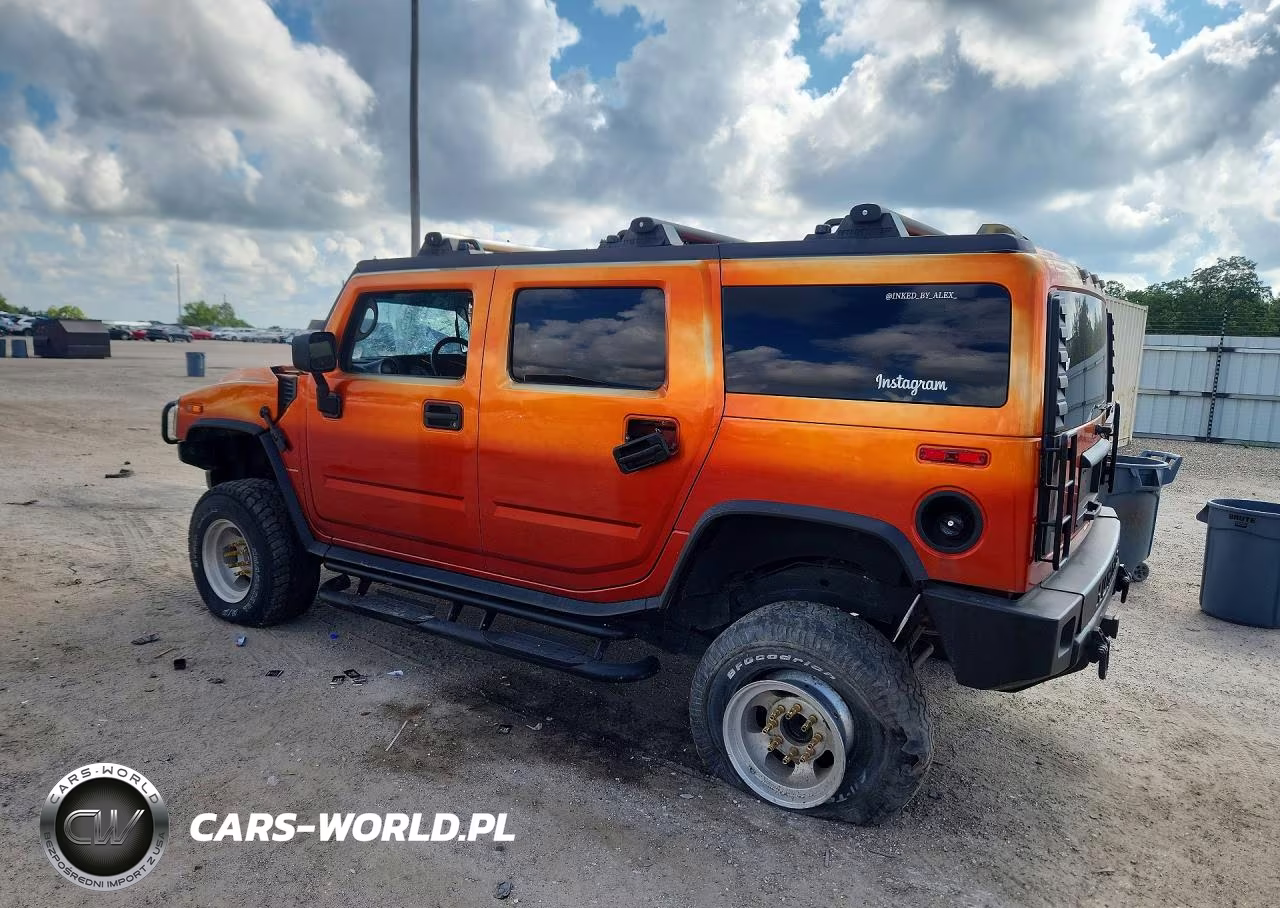 2003 Hummer H2 VIN:5GRGN23U73H121848 - 2