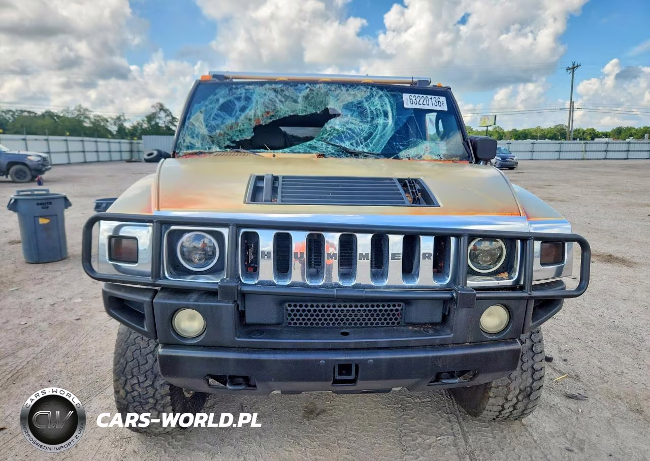 2003 Hummer H2 VIN:5GRGN23U73H121848 - 5