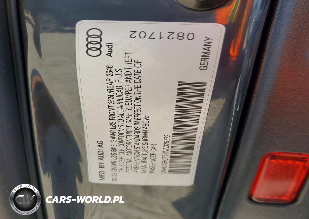 2022 Audi A5 Premium 40 VIN:WAUABCF53NA026772 - 12