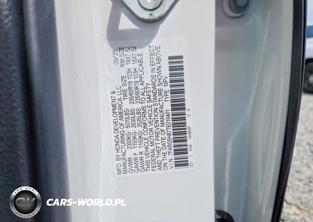 2026 Honda Cr-V Sport-L VIN:7FARS5H87TE010401 - 14