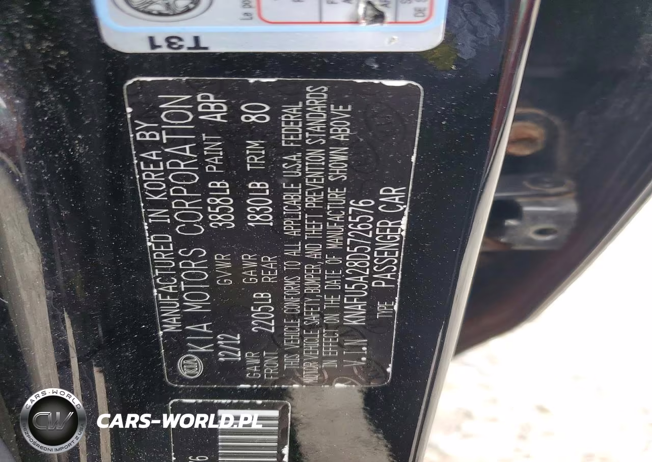 2013 Kia Forte5 Ex VIN:KNAFU5A28D5726576 - 13
