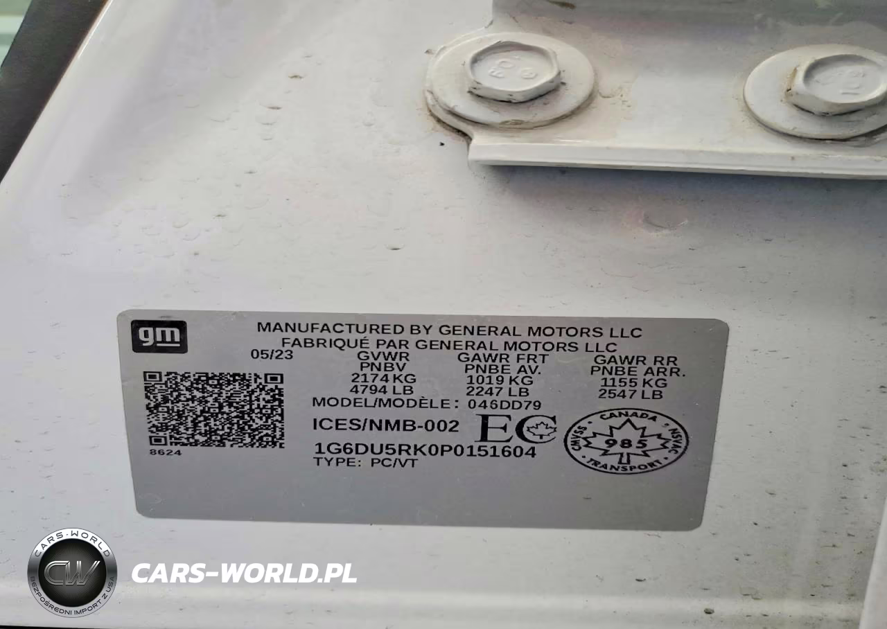 2023 Cadillac Ct5 Sport VIN:1G6DU5RK0P0151604 - 12