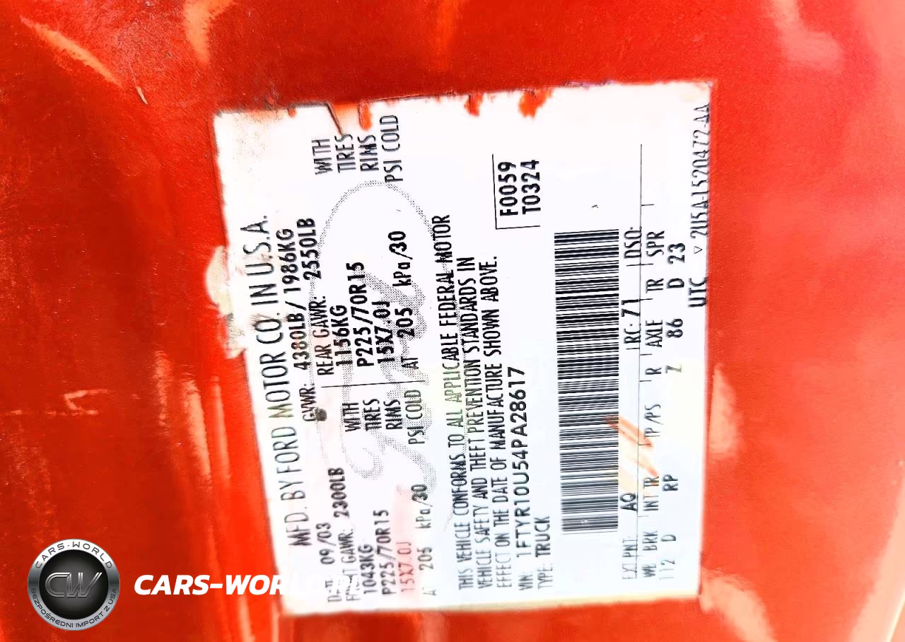 2004 Ford Ranger VIN:1FTYR10U54PA28617 - 12
