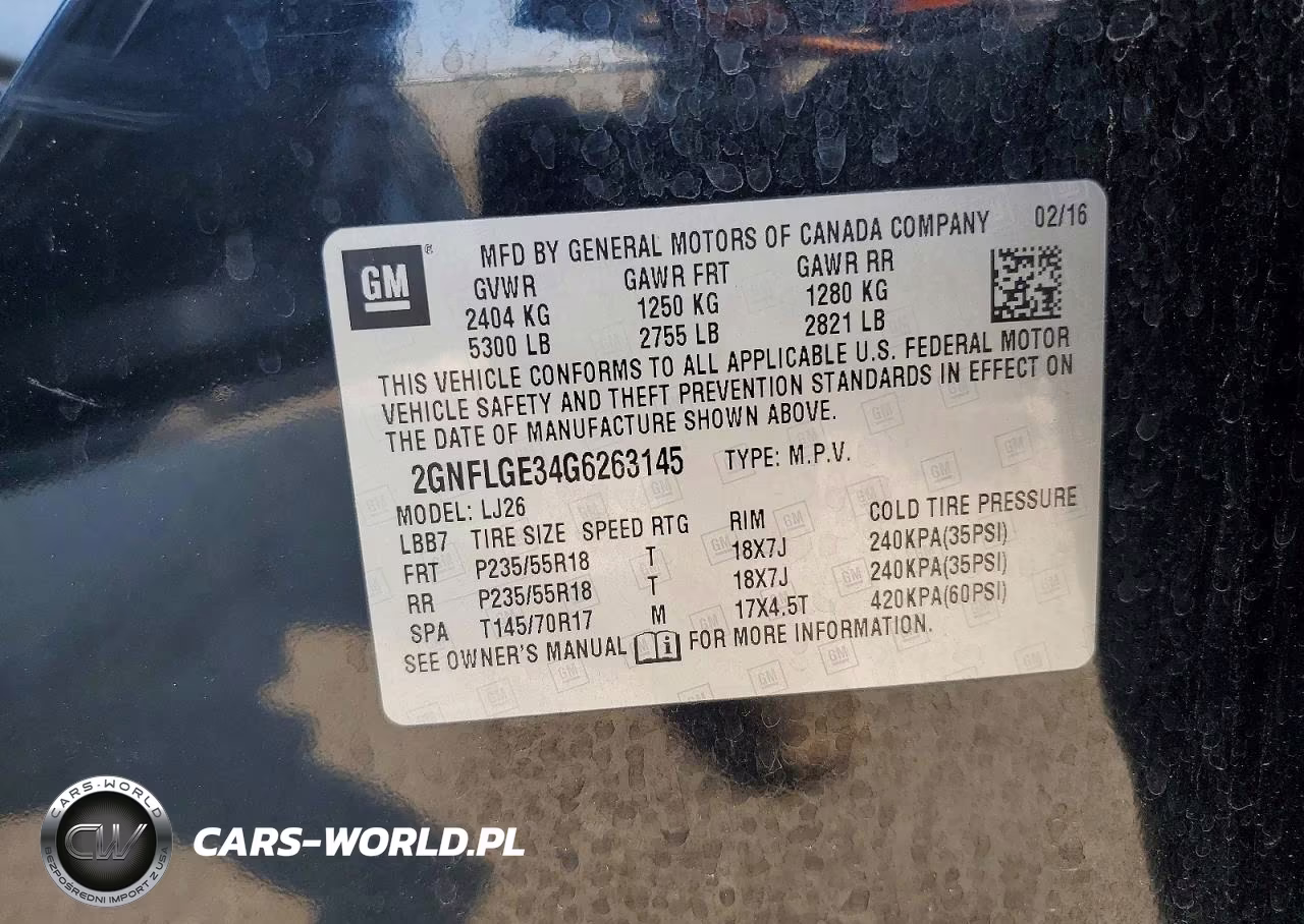 2016 Chevrolet Equinox Ltz VIN:2GNFLGE34G6263145 - 13