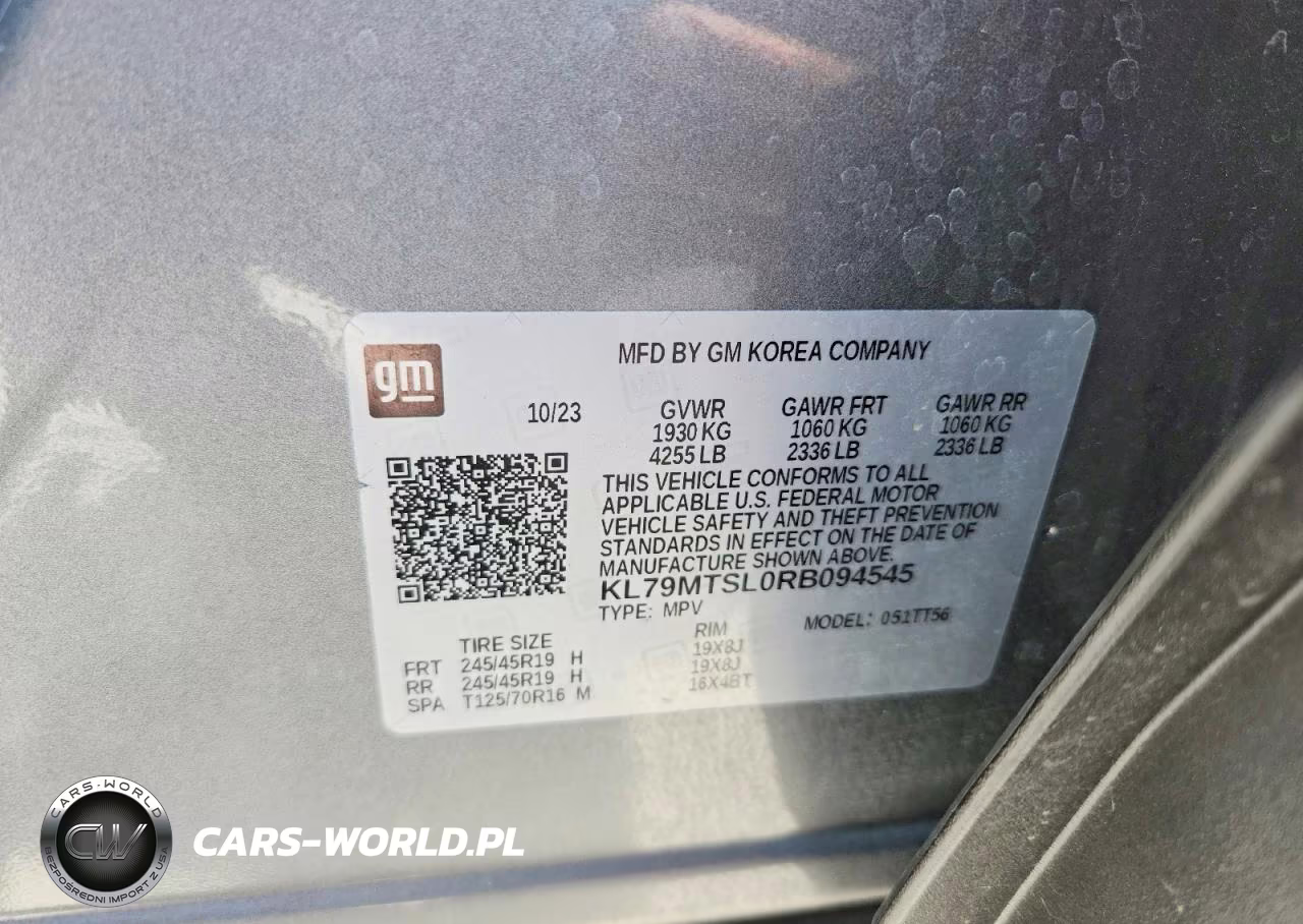 2024 Chevrolet Trailblazer Rs VIN:KL79MTSL0RB094545 - 13