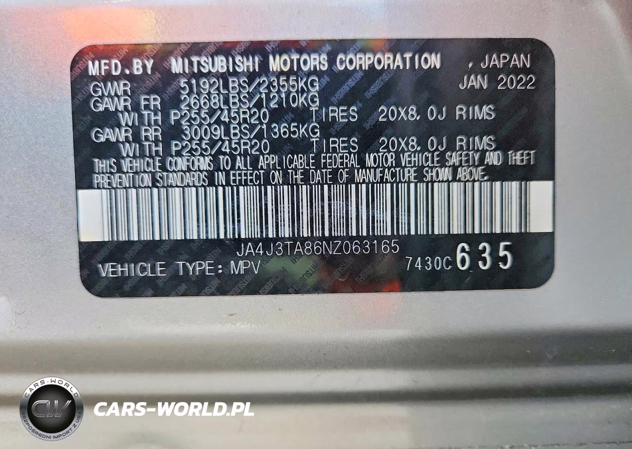 2022 Mitsubishi Outlander Es VIN:JA4J3TA86NZ063165 - 14