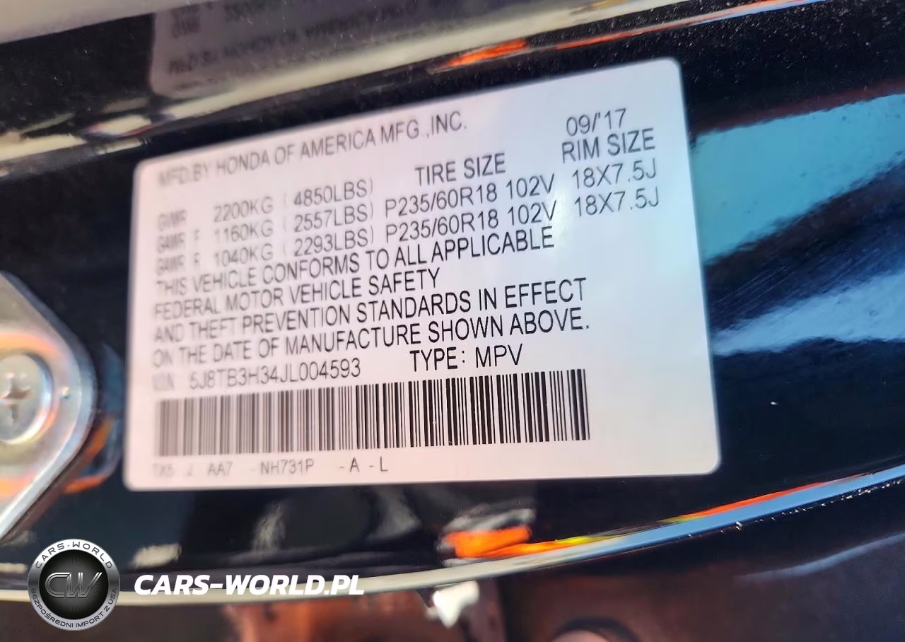 2018 Acura Rdx VIN:5J8TB3H34JL004593 - 12