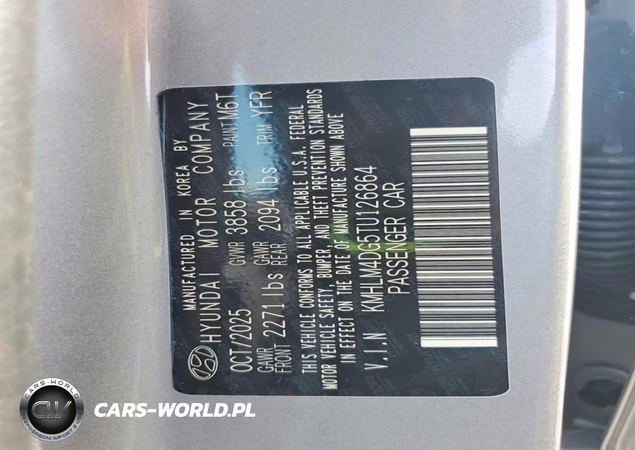 2026 Hyundai Elantra Sel Sport VIN:KMHLM4DG5TU126864 - 12