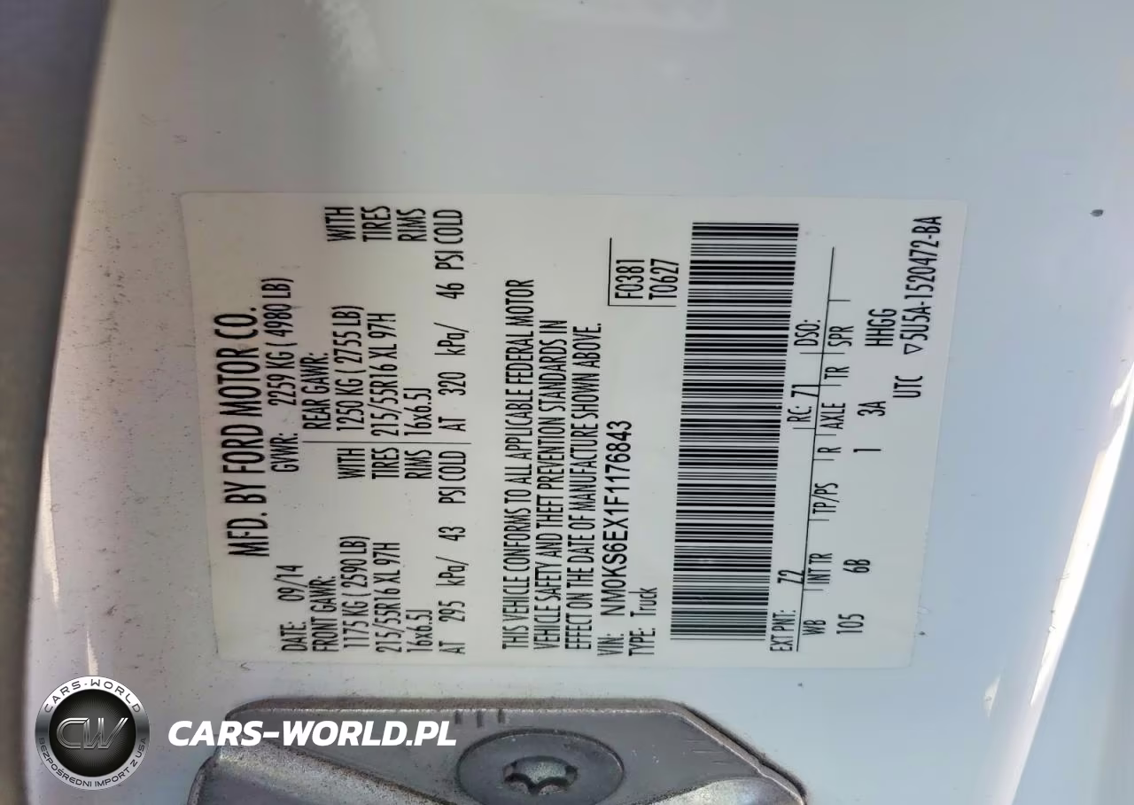 2015 Ford Transit Connect Xl VIN:NM0KS6EX1F1176843 - 13