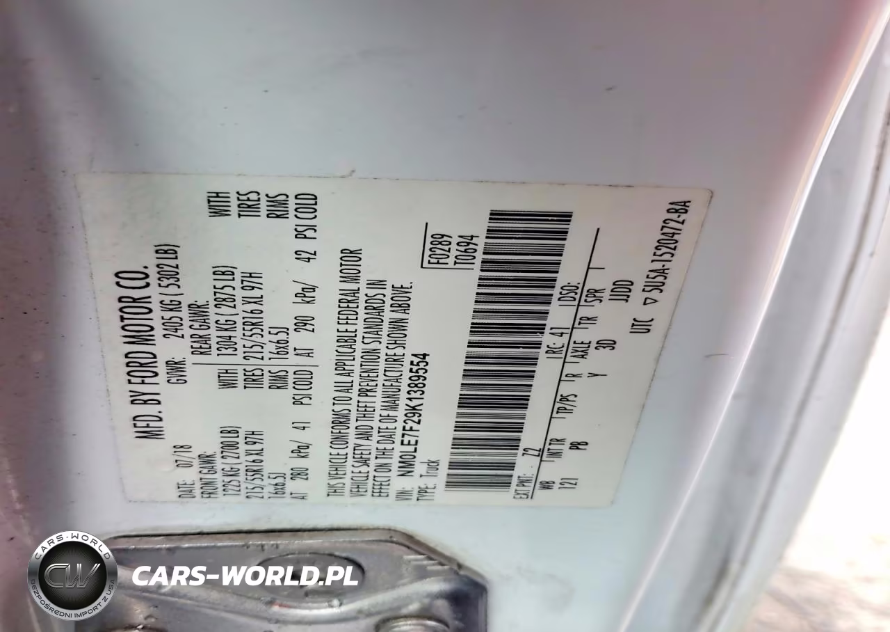 2019 Ford Transit Connect Xlt Delivery Van VIN:NM0LE7F29K1389554 - 13