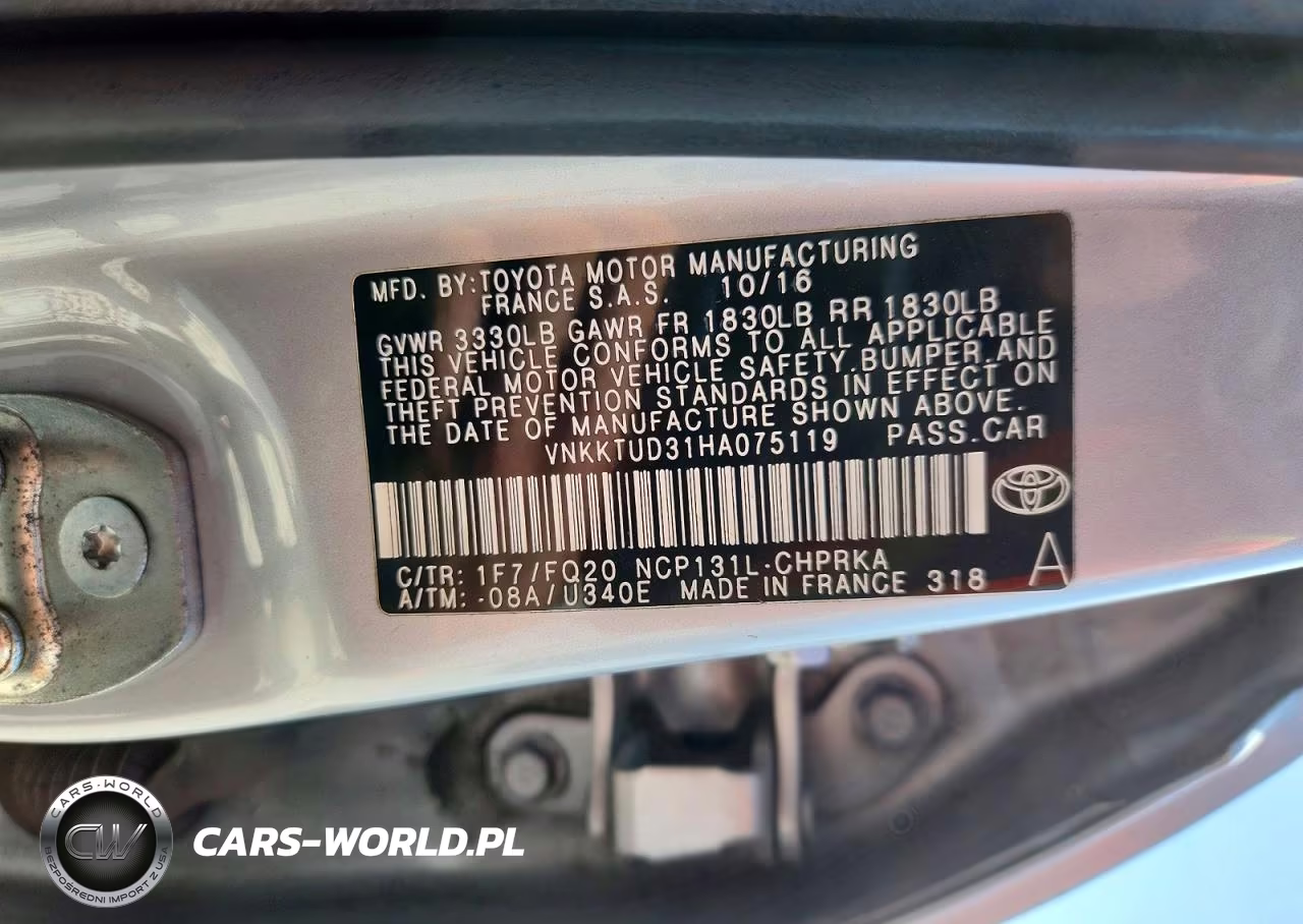 2017 Toyota Yaris 5-Door L Fleet VIN:VNKKTUD31HA075119 - 13