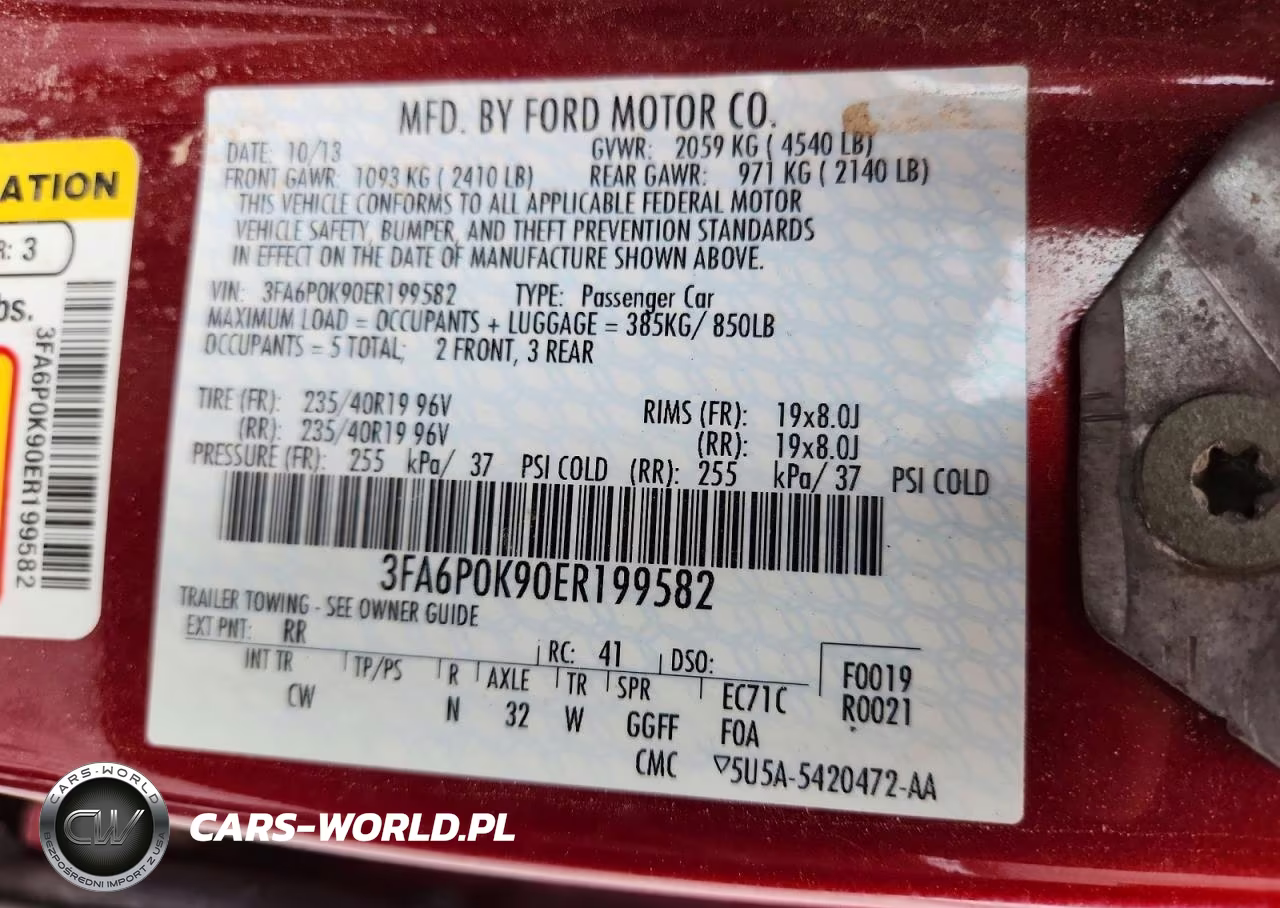 2014 Ford Fusion Titanium VIN:3FA6P0K90ER199582 - 13